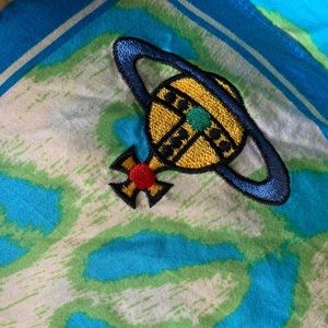 Vivienne Westwood leopard print silk square